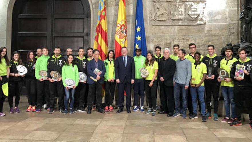 Ximo Puig recibe al Playas de Castellón