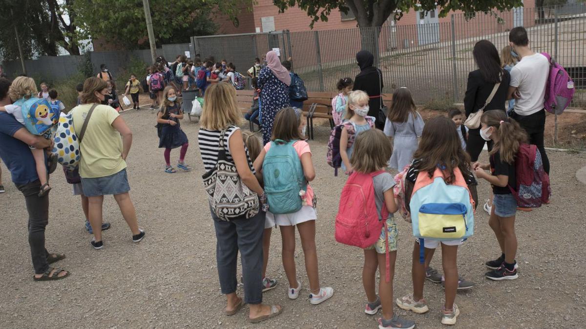 Primer dia del curs actual a l’escola Puigberenguer de Manresa