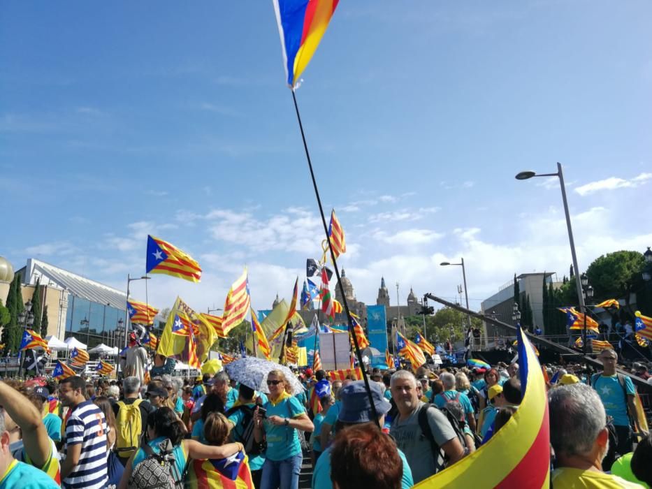 Empordanesos a la manifestació de l''11S