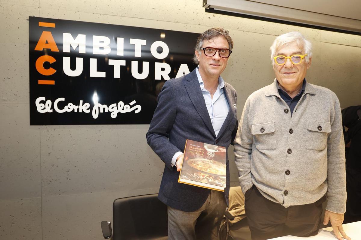 Vicente Rioja presenta la guía definitiva de la paella en El Corte Inglés