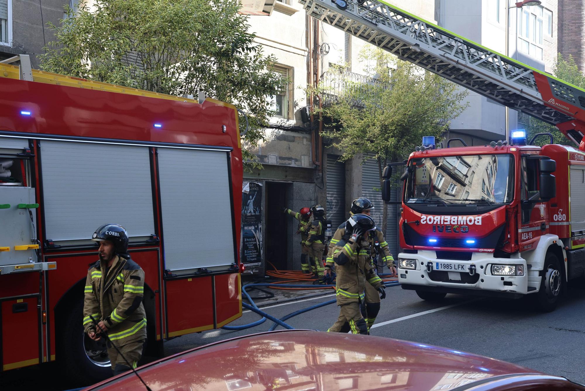 Así fue el incendio que calcinó una vivienda en Sanjurjo Badía