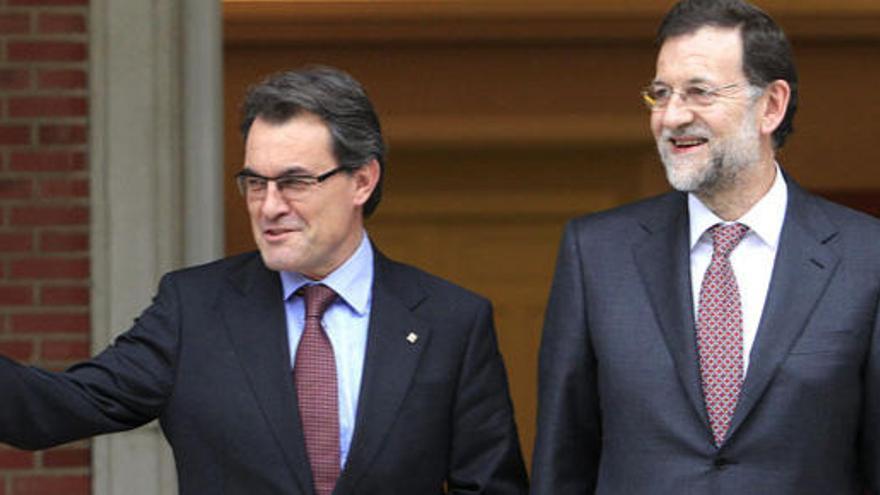 Marian Rajoy y Artur Mas