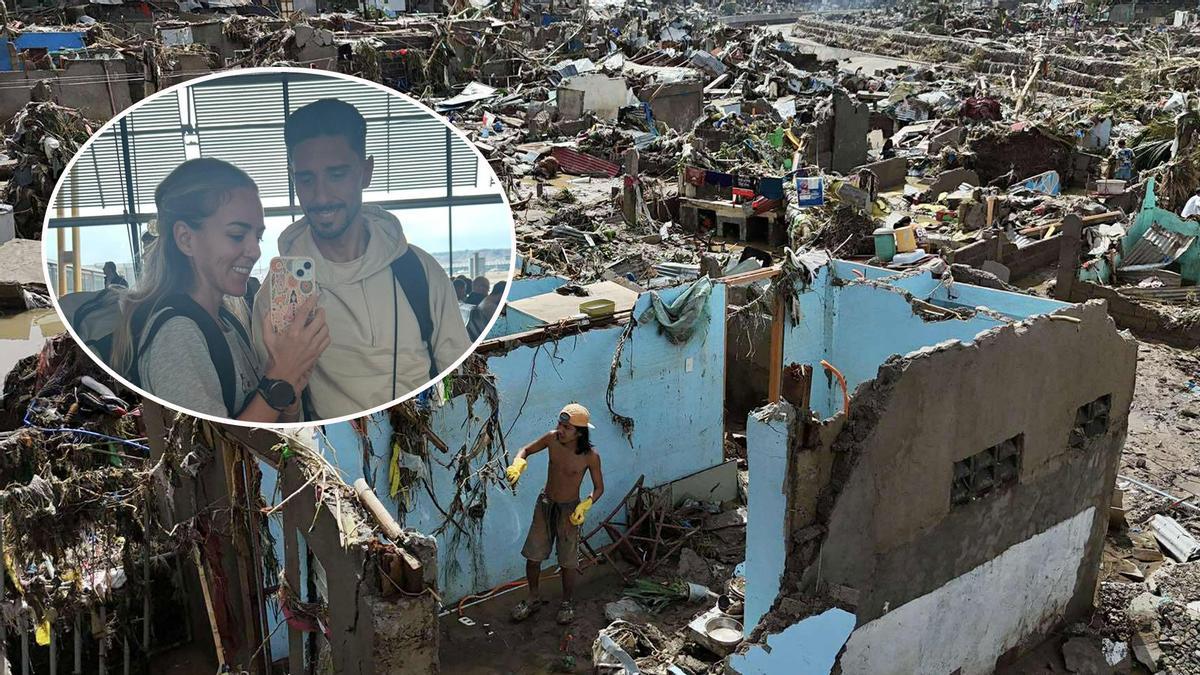 Estado de la localidad de Cebú, en Filipinas, tras el paso del tifón.
