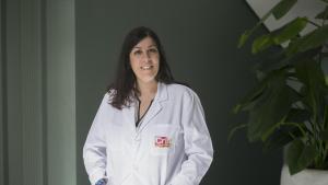 Laura Mezquina, jefa de tumores torácicos del Hospital Clínic, experta en gas radón e investigadora CRIS contra el Cáncer