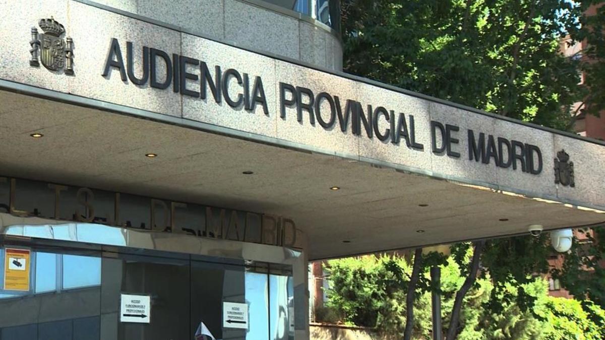 Fachada de la Audiencia Provincial de Madrid