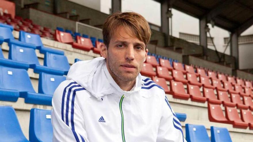 Michu, en el campo de Ganzábal.