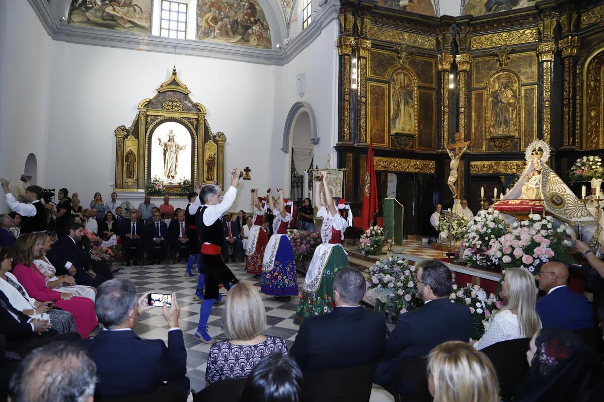 El Santuario Patronal, durante la misa celebrada en honor de la Virgen de las Huertas el pasado 8 de septiembre.