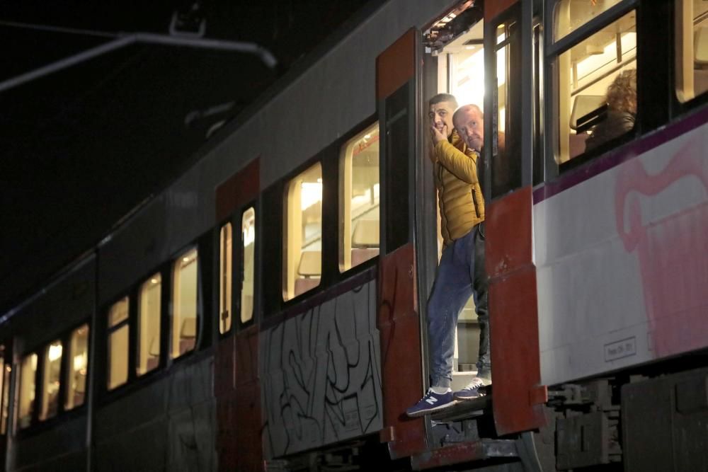 Accidente ferroviario de dos trenes de Cercanías