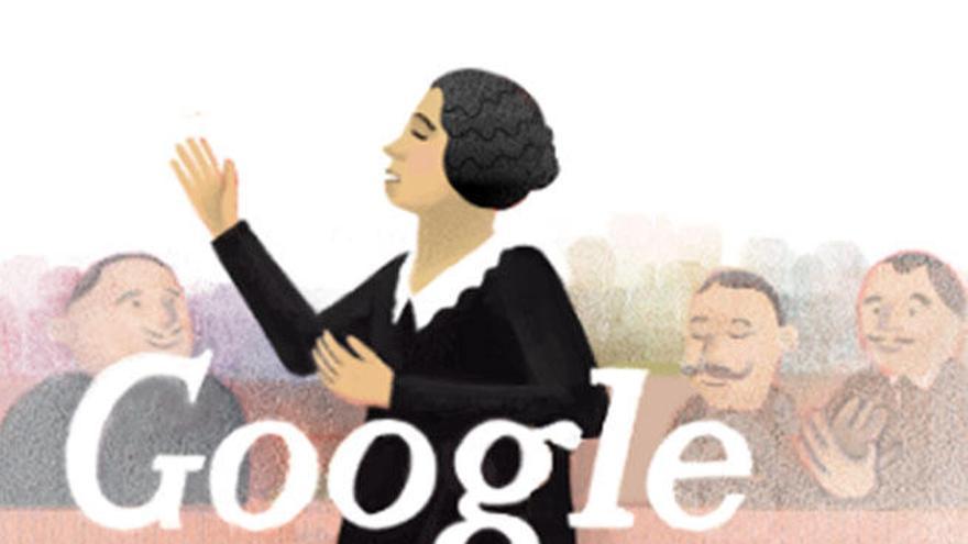 Google recuerda a Clara Campoamor en su &#039;doodle&#039;