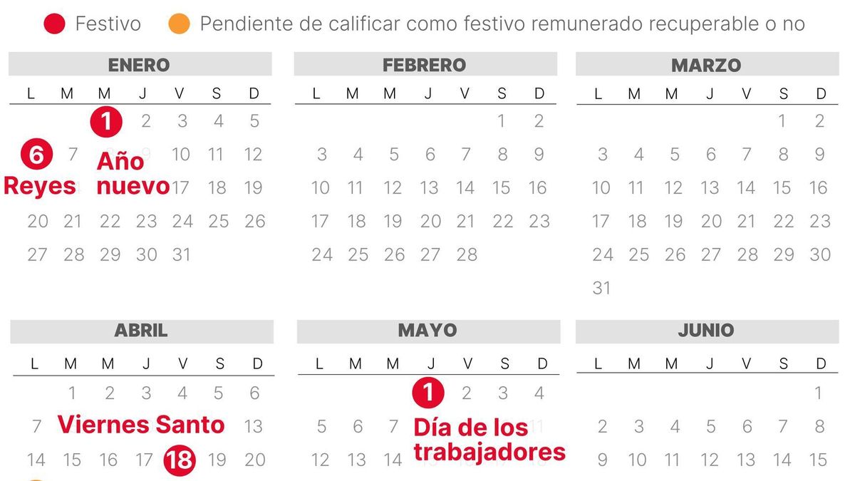 Calendario Laboral de Catalunya para 2025