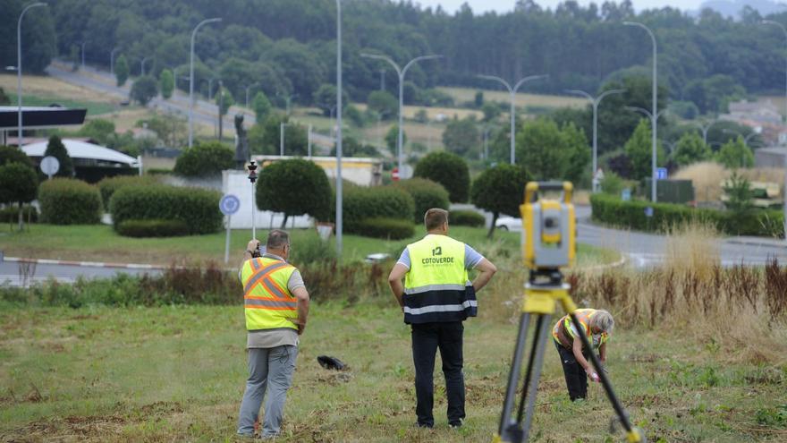 Plenoil realiza trabajos topográficos para construir su estación de servicio en Silleda