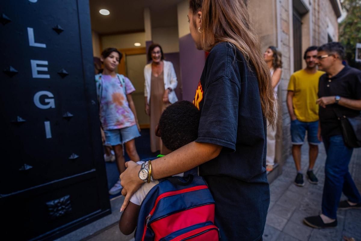 Vuelta al cole en la Escola Pia Sant Miquel de Barcelona