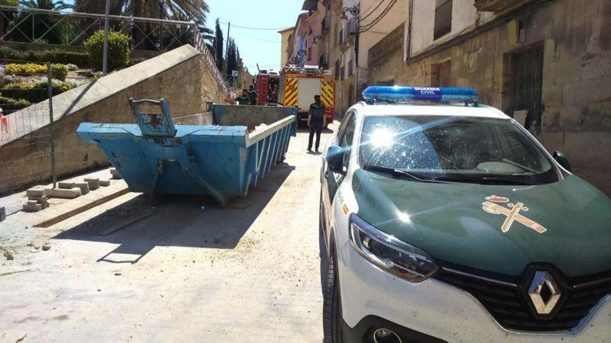 Un incendio en Caspe obliga a desalojar a treinta vecinos