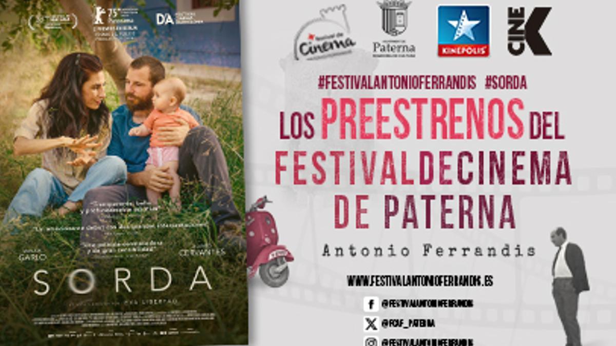 Película Sorda, preestreno del Festival de Cine de Paterna.