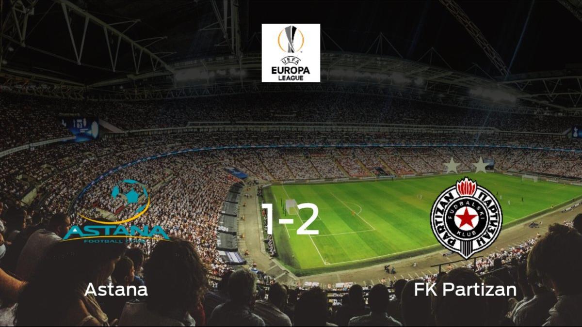 El Partizan derrota al Astana en el Astana Arena (1-2)