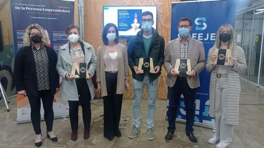 El ayuntamiento y Sofejea premiaron cuatro proyectos de emprendedores. | SERVICIO ESPECIAL