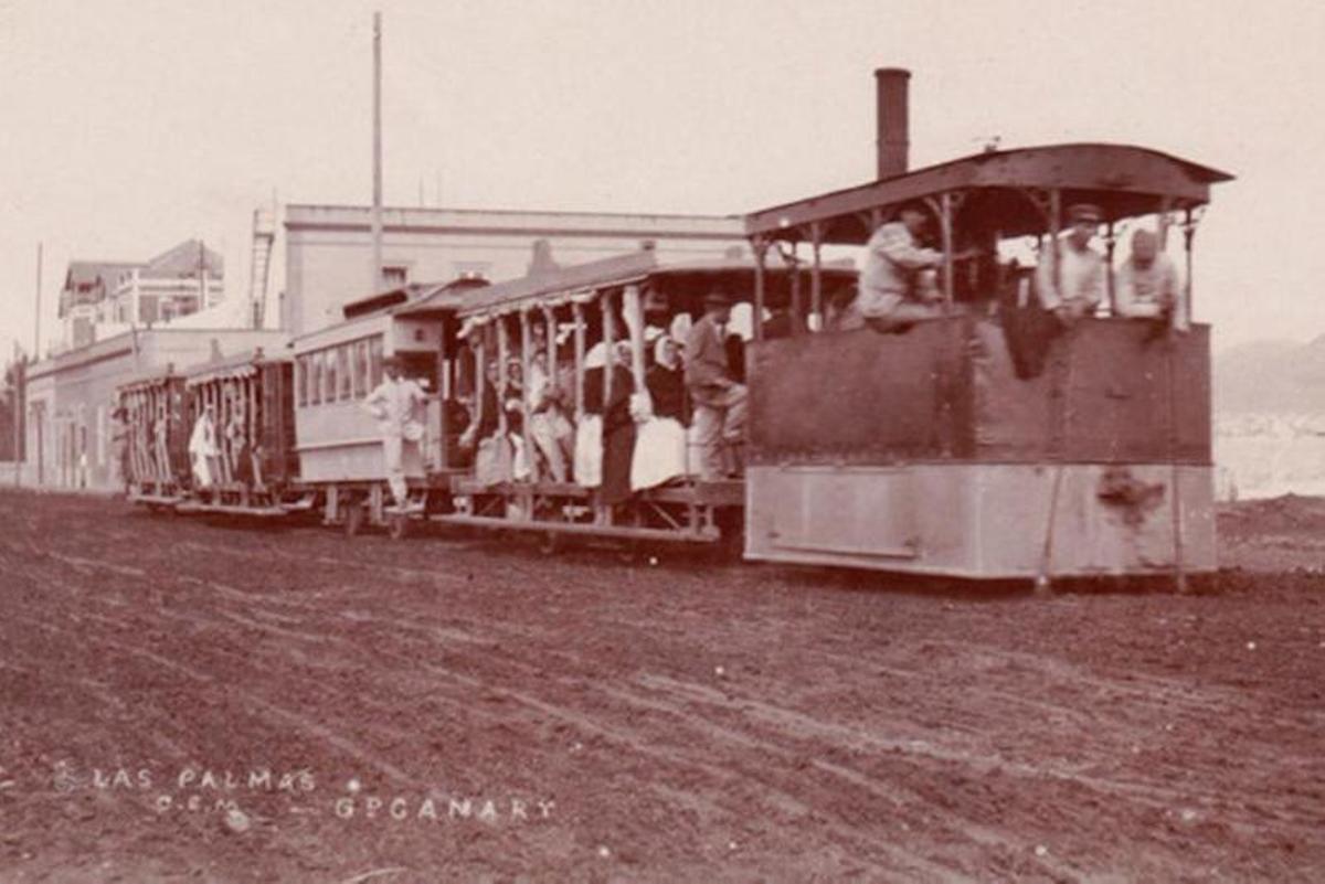 El primer tranvia, a vapor,  que tuvo Las Palmas unía Triana con el Puerto | | LP/DLP