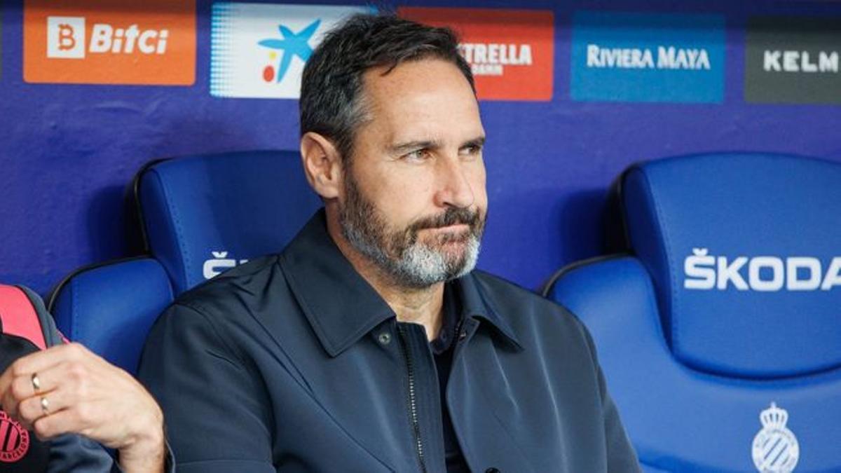 Vicente Moreno, entrenador del Espanyol.