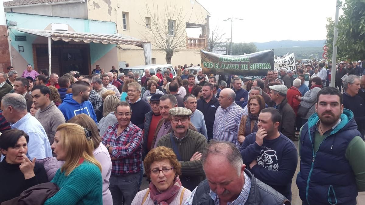 Miles de personas se manifiestan en defensa de la agricultura en Adamuz