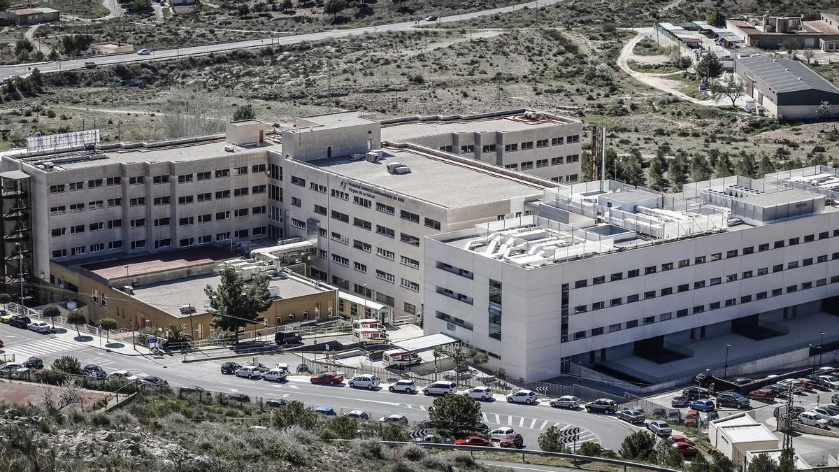 El Hospital de Elda, en una imagen de archivo.
