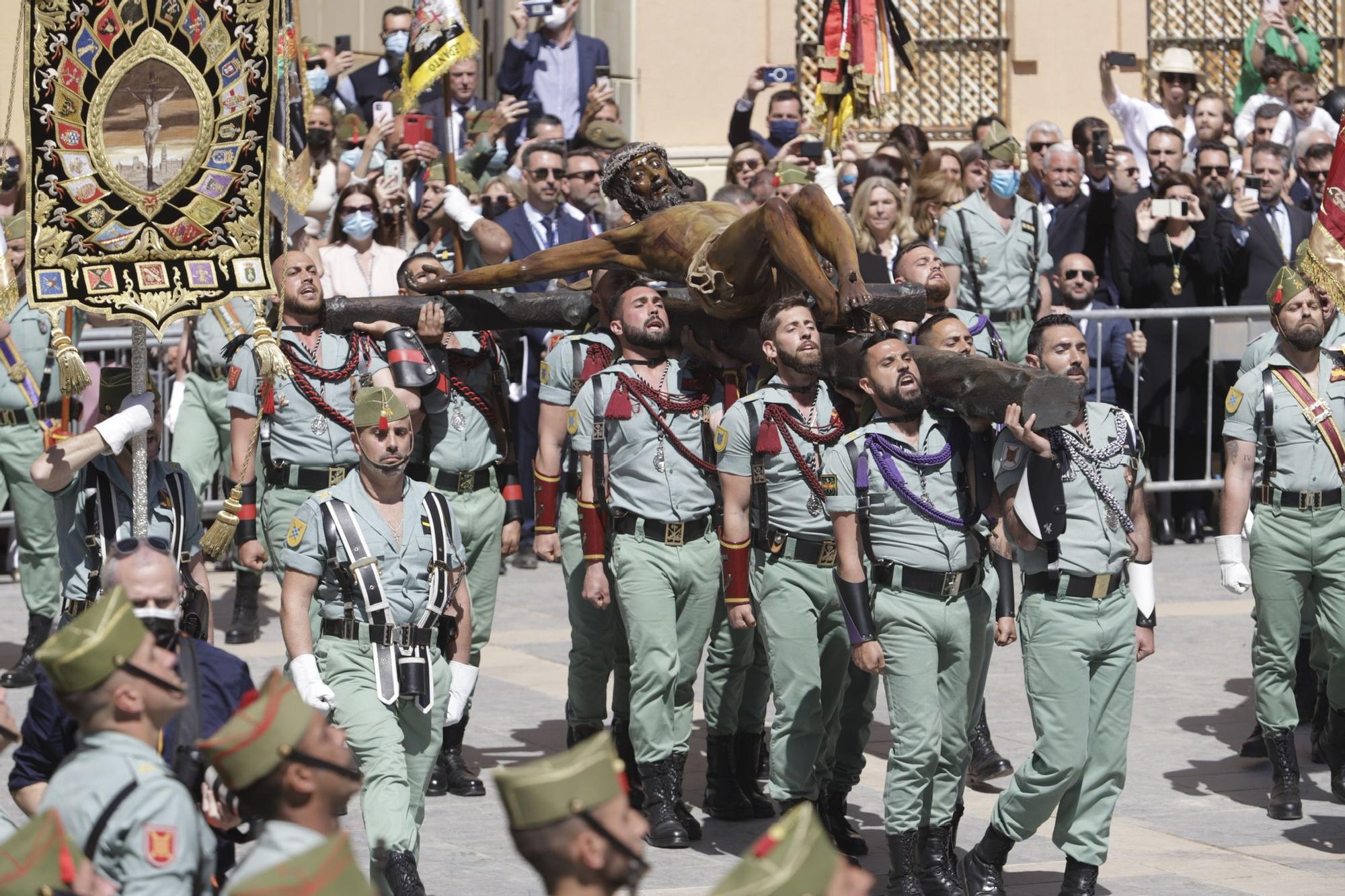 Las imágenes del traslado de la Legión del Cristo de la Buena Muerte de Mena