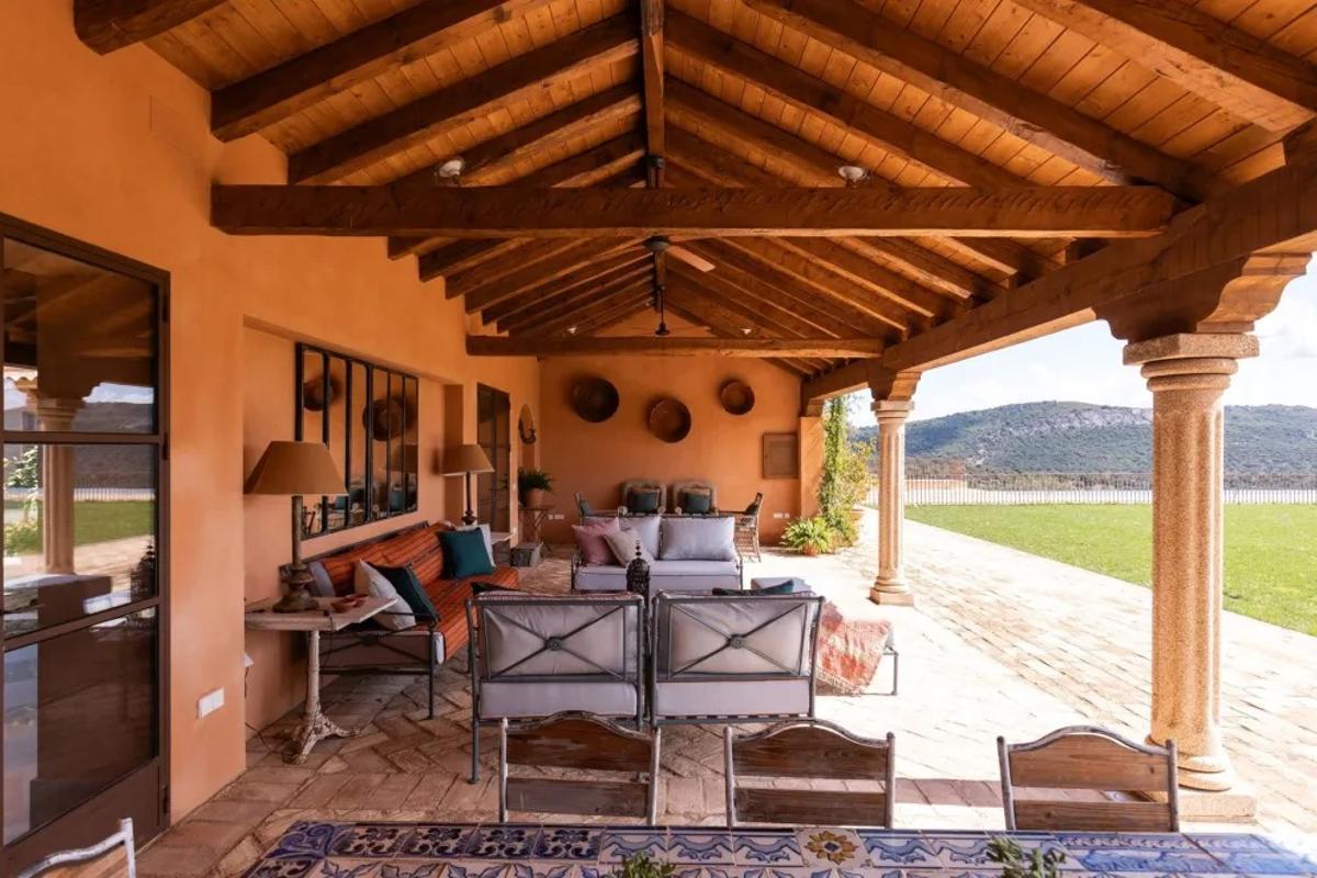 Porche de la vivienda.