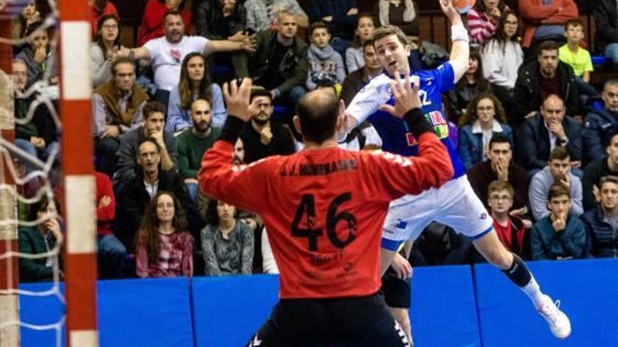 Imagen de un partido del Benidorm de esta temporada en el Palau.