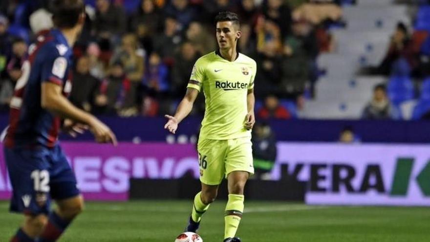 Chumi, en el duelo contra el Levante en Copa.