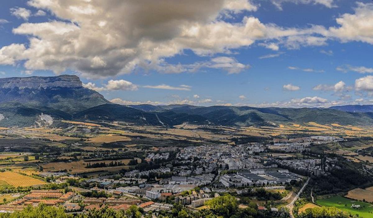 Panorámica de la localidad de Jaca.
