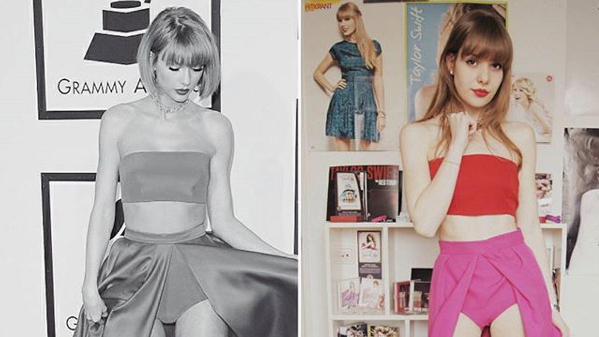 Lotte Lutjes vestida de Taylor Swift