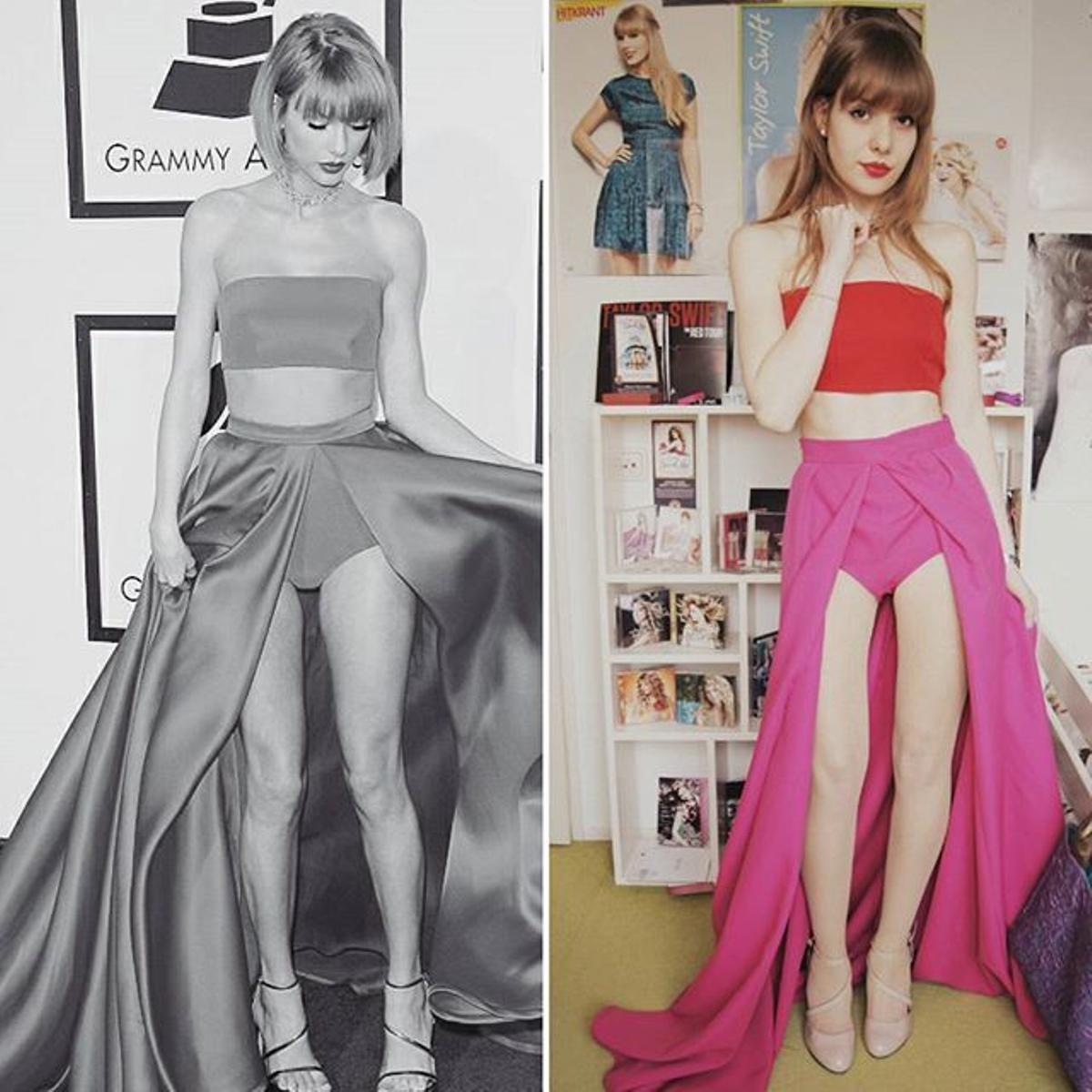 Lotte Lutjes vestida de Taylor Swift