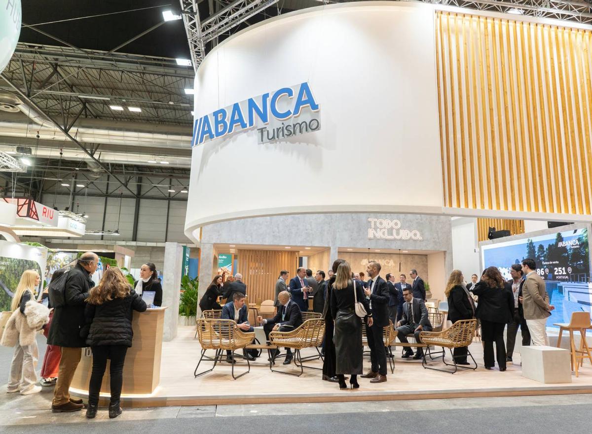 La presentación de Abanca Turismo tuvo lugar en Fitur 2026.
