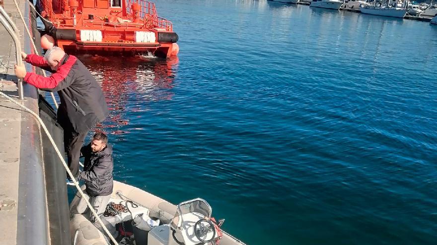 Un rescate en la ría de Vigo a tiempo para Navidad