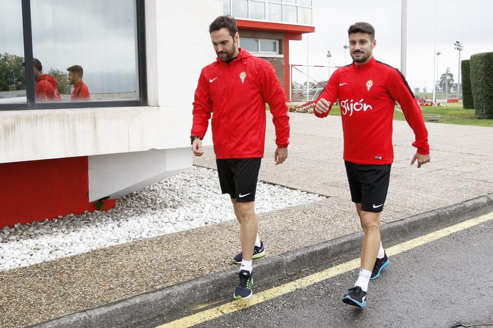 Entrenamiento del Sporting