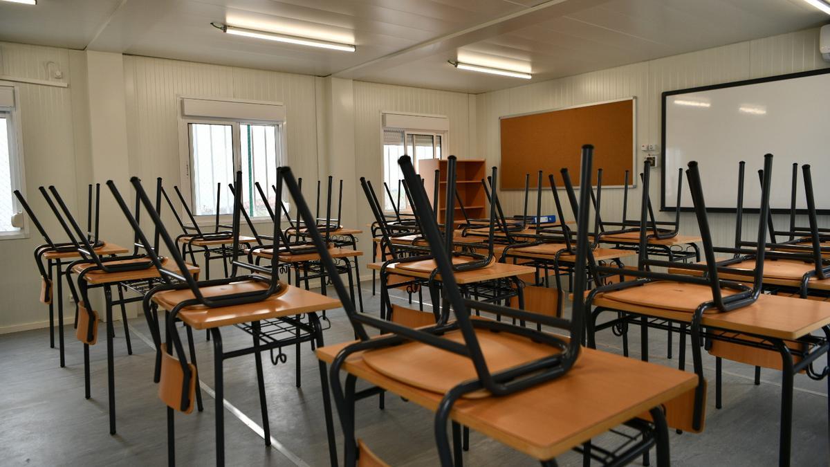 Interior de un aula de un instituto