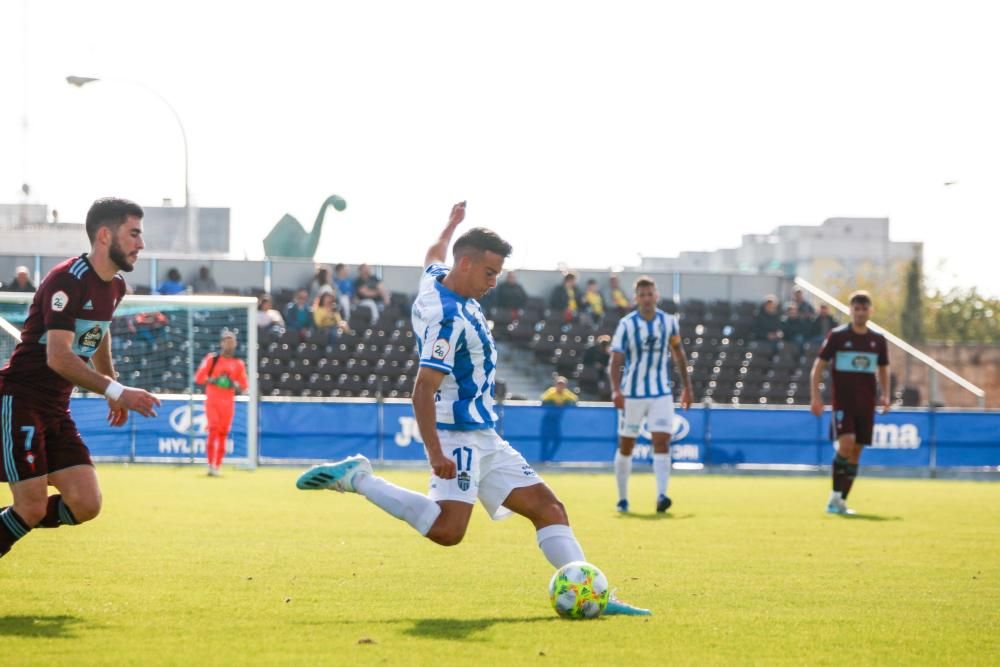 El Atlético Baleares se da un festín ante el Celta B