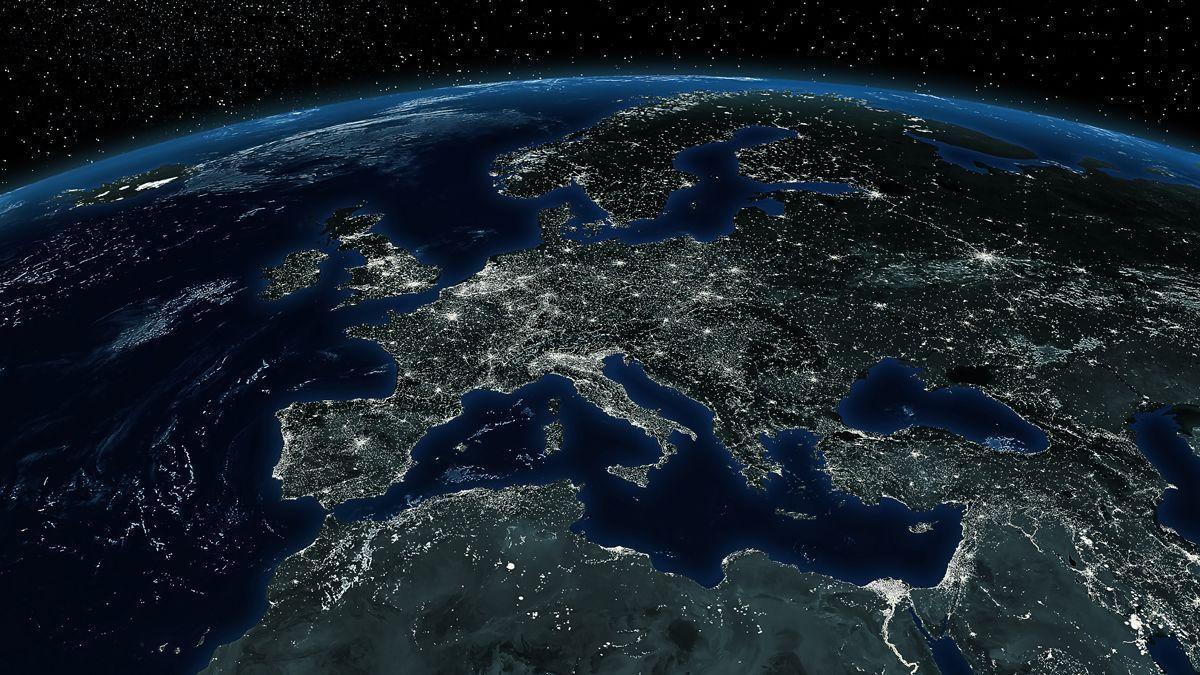 Europa vista des de l&#039;espai