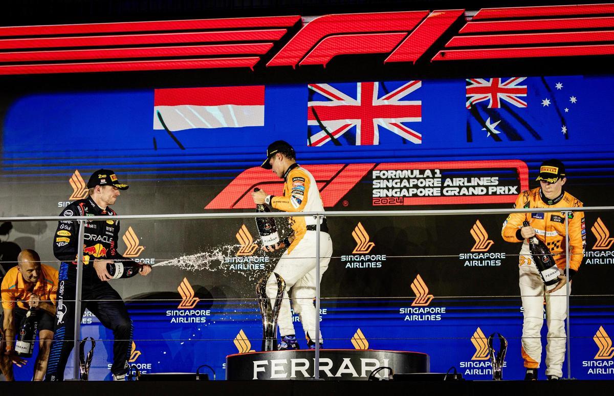 El GP de Singapur de Fórmula 1, en imágenes.