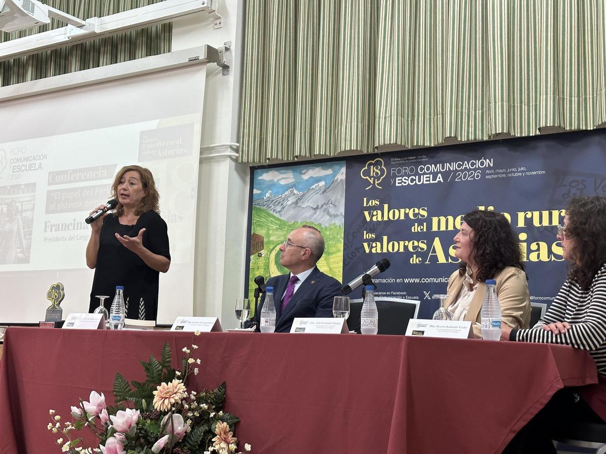 Por la izquierda, Francina Armengol, Luis Felipe, Andrea Fernández y Beatriz Redondo.