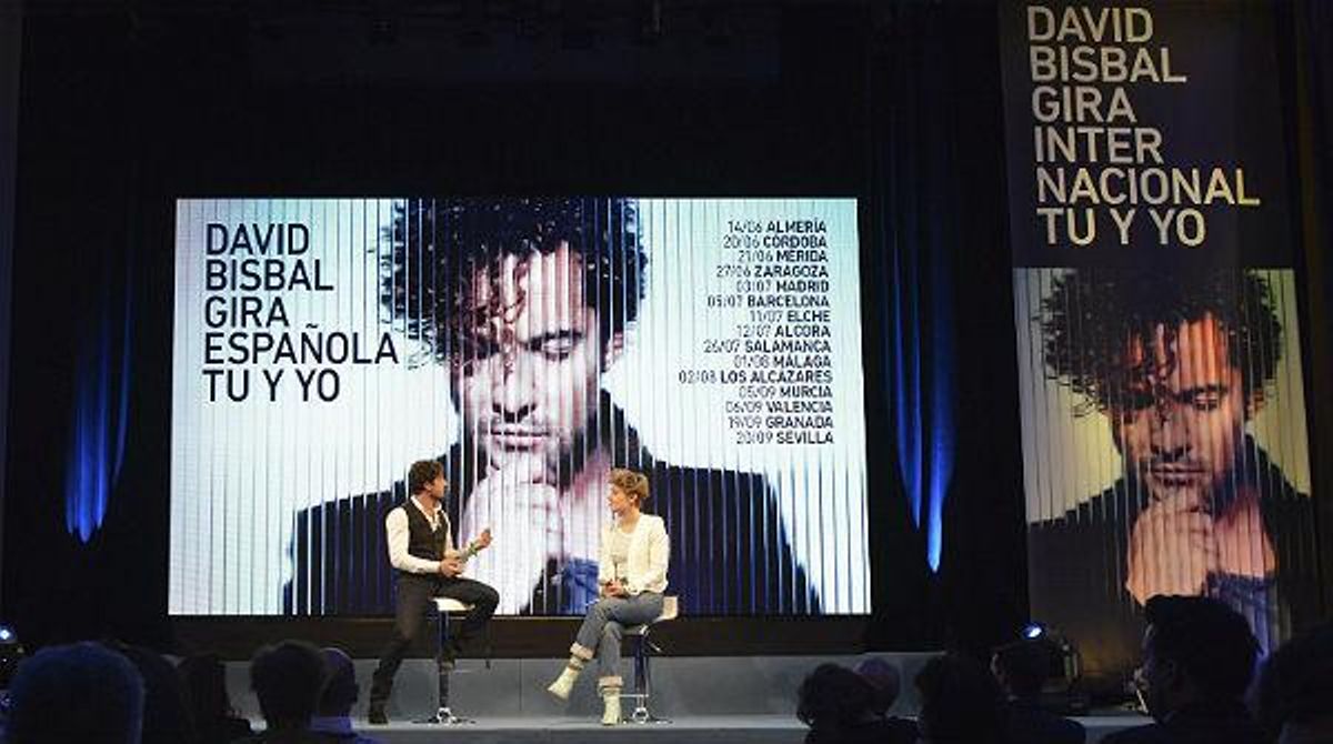 Presentació de la nova gira de David Bisbal