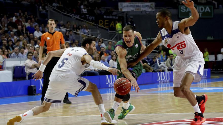 La última derrota del Unicaja en Madrid fue en la primera jornada de esta temporada.