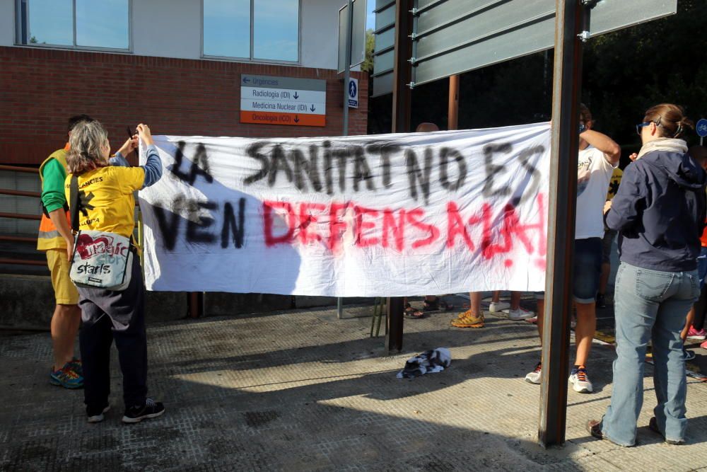 Comença la vaga d'ambulàncies de les comarques gironines