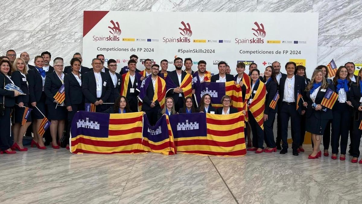 Participantes de Baleares en la Spainskills