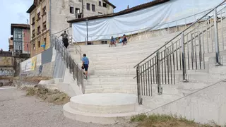 El anfiteatro del Sella, sin acceso para personas con movilidad reducida o silla de ruedas: son todo escaleras