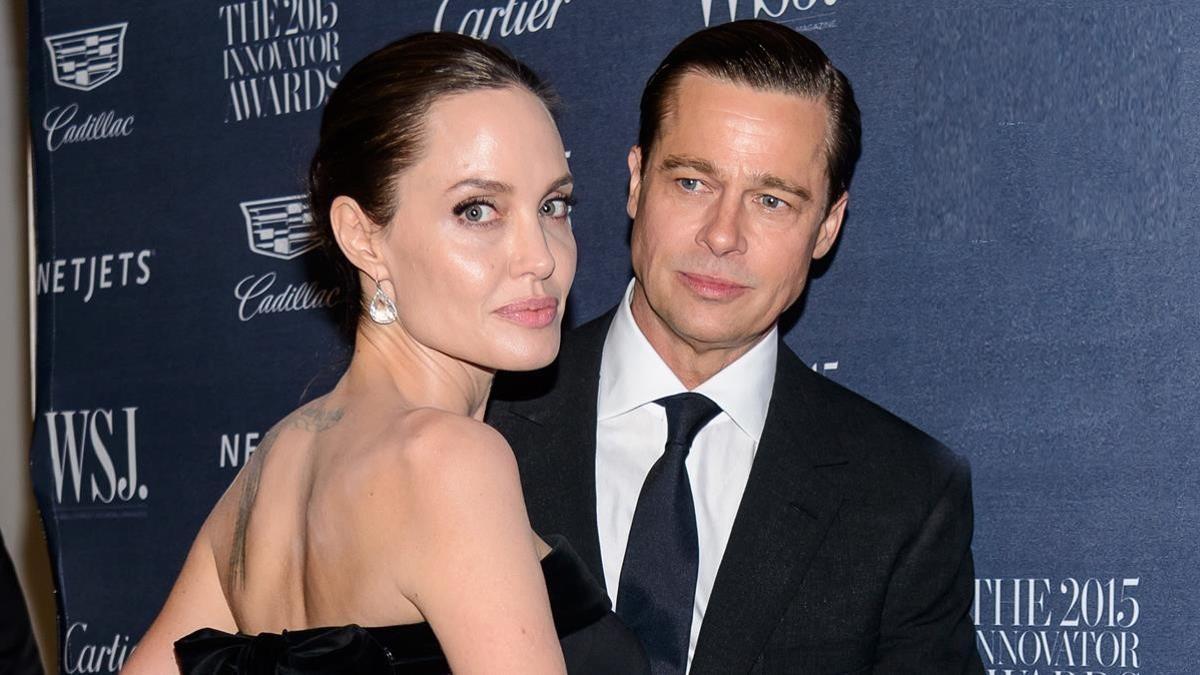 lmmarco39626427 actors angelina jolie and brad pitt attending the wsj magazi180402160307