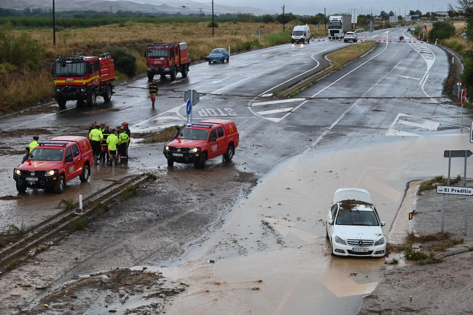 En imágenes | La dana golpea a Aragón