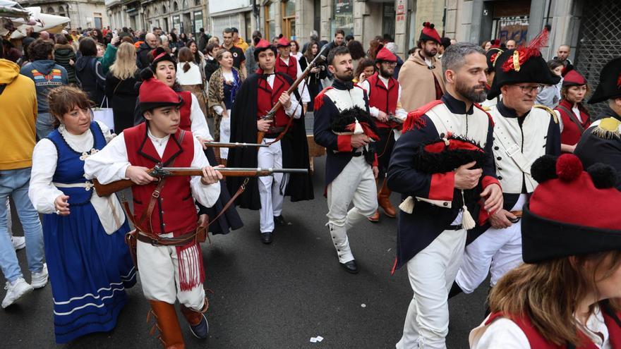 Vigo sale a la calle para &#039;expulsar&#039; a los franceses: las mejores imágenes de la Reconquista