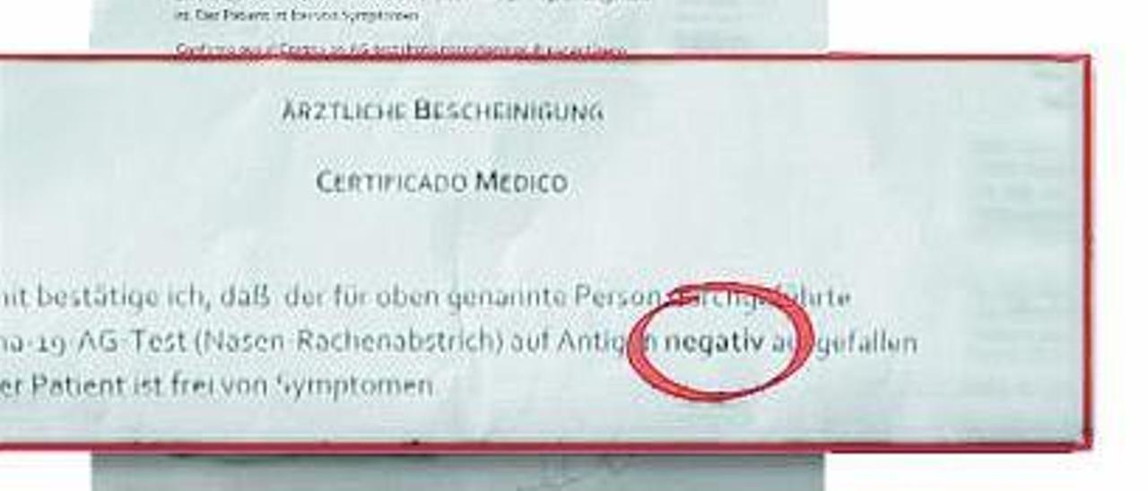 El reportaje de la RTL ya recogía que un test supuestamente falso se emitió en Santanyí el uno de abril.