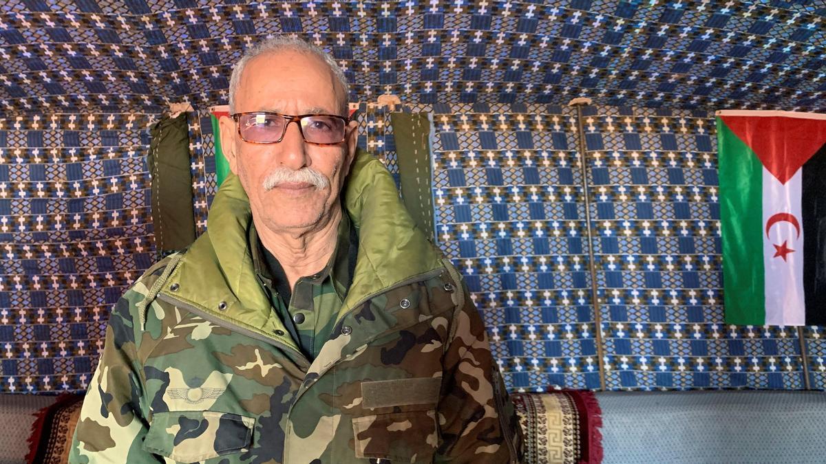 El líder del Frente Polisario Brahim Gali.