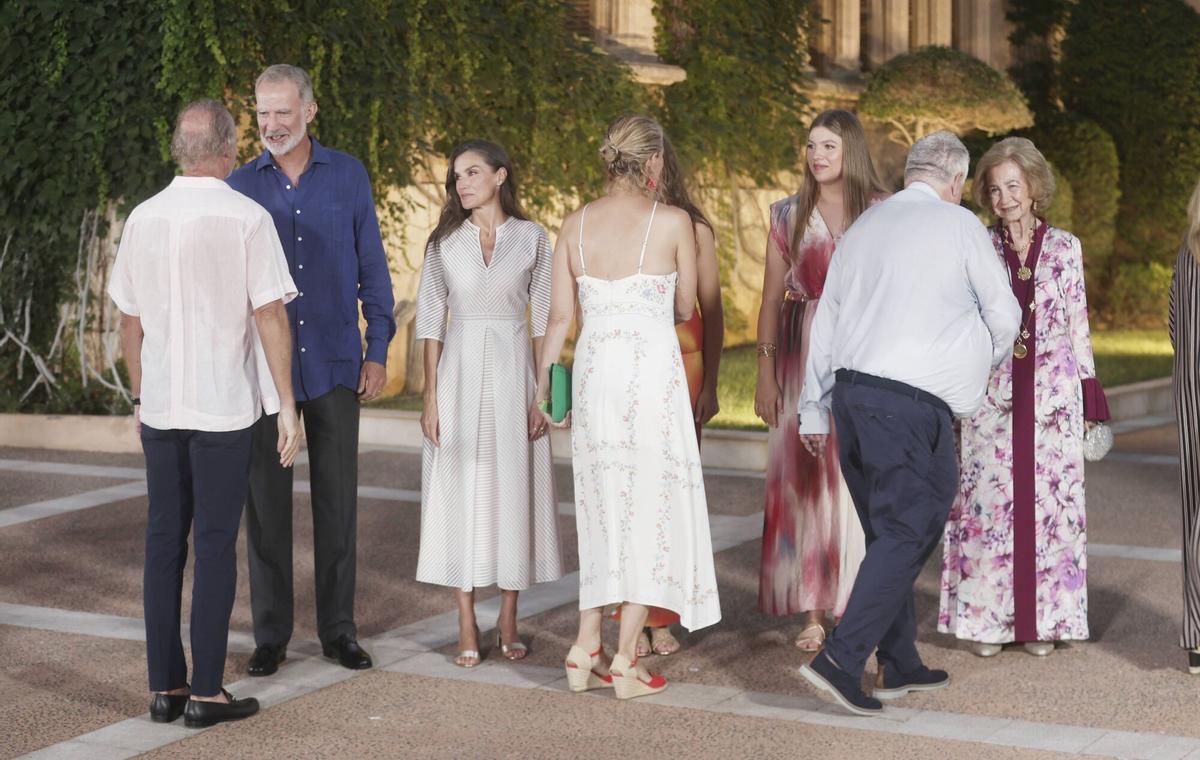 Las imágenes de la recepción de la Familia Real en Marivent